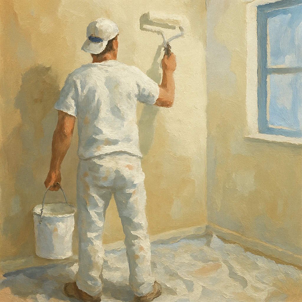 Interior painting process