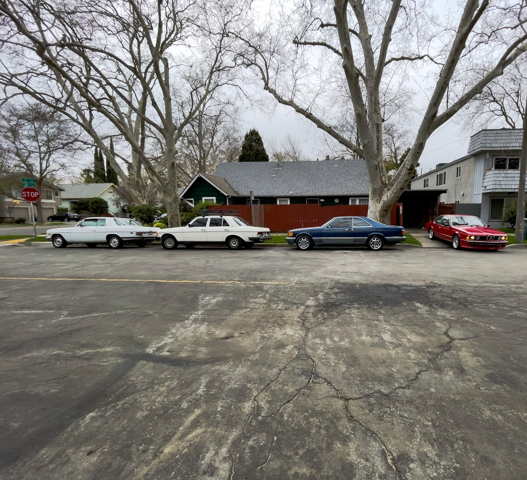 Comparison of old and new driveway surfaces