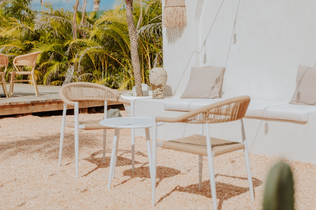 Cozy living room with warm neutral colors