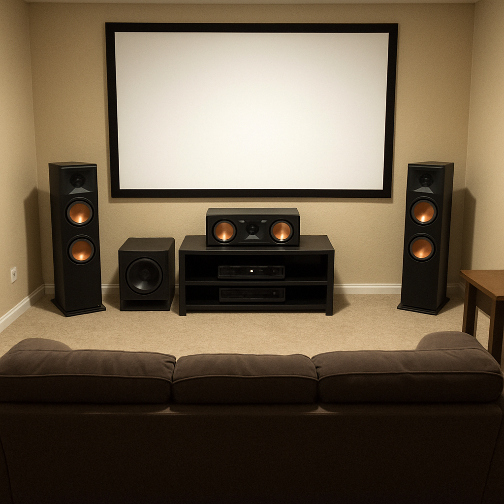 home theater setup