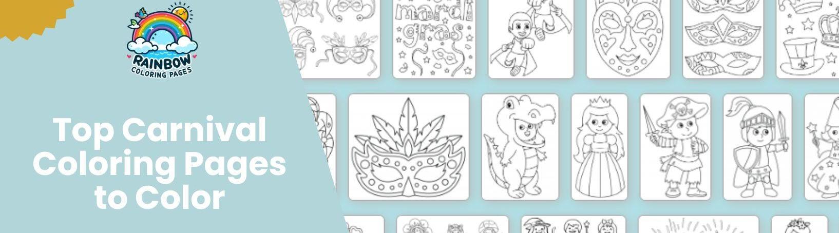 Rainbow Coloringpages